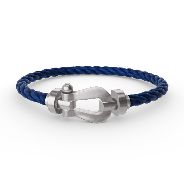 [✨Rose💎]FORCE LARGE HORSESHOE NO DIAMOND BRACELET SILVER